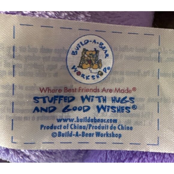 Hello Kitty Build a Bear Sanrio Large Purple Plush Stuffed Cat 18" No Bow - Picture 11 of 13